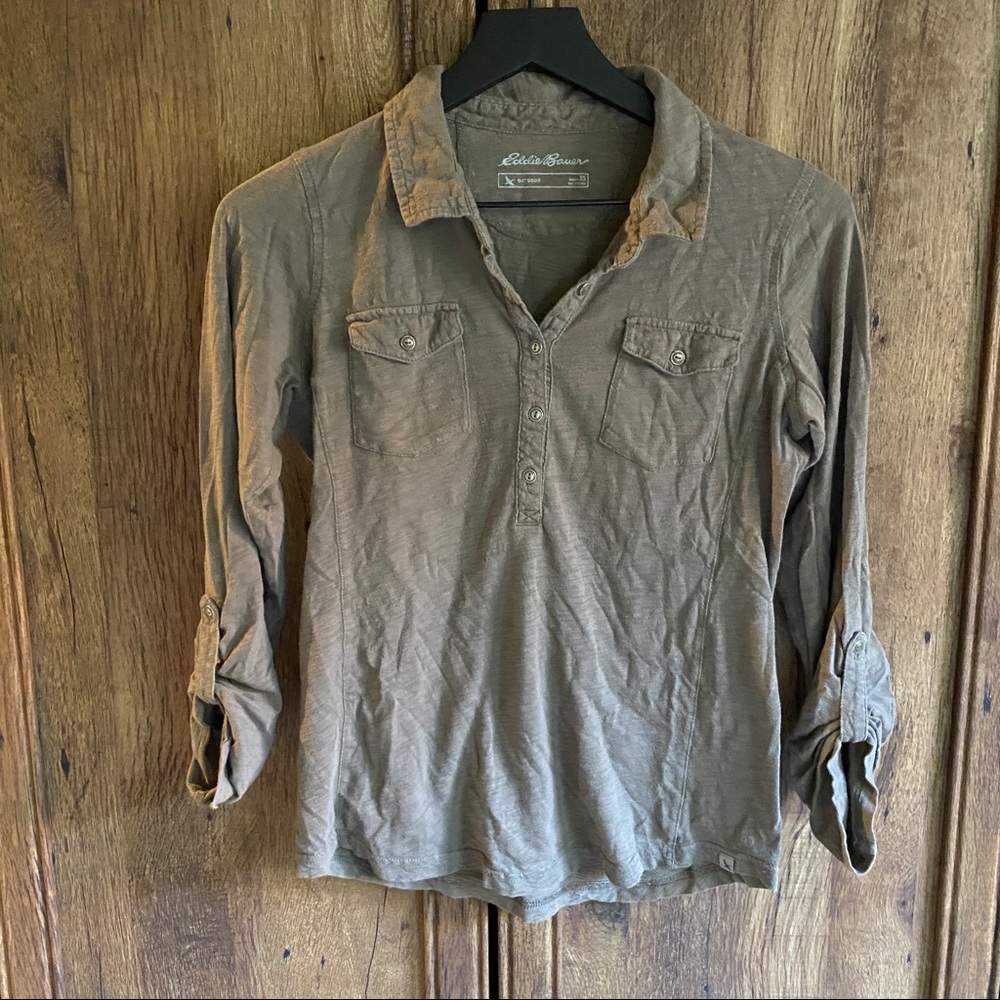 Eddie Bauer Tee-shirt 3/4 sleeve XS